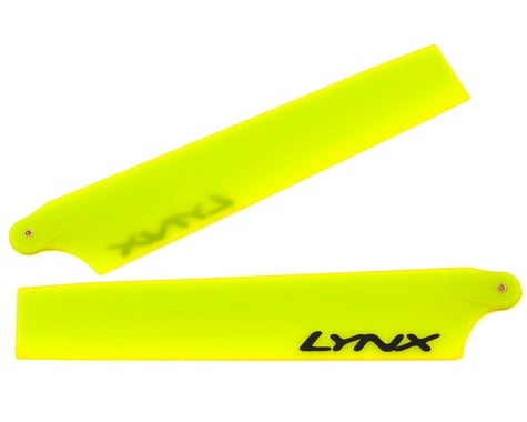 Lynx Heli 105mm Plastic Main Blade Set (Neon Yellow) (AXE 100)