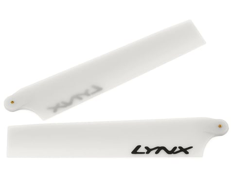 Lynx Heli 105mm Plastic Main Blade Set (White) (AXE 100)