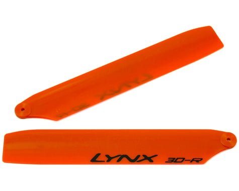 Lynx Heli 115mm Replica Plastic Main Blade (Neon Orange) (mCP X BL)