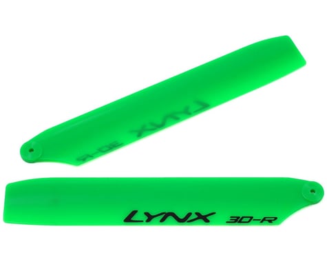 Lynx Heli 115mm Replica Plastic Main Blade (Neon Green) (mCP X BL)