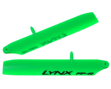Lynx Heli 115mm Bullet Replica Plastic Main Blade (Green) (mCP X BL)