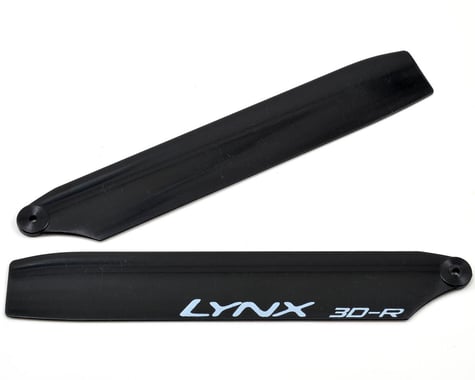Lynx Heli 115mm Replica Plastic Main Blade (Black) (mCP X BL)
