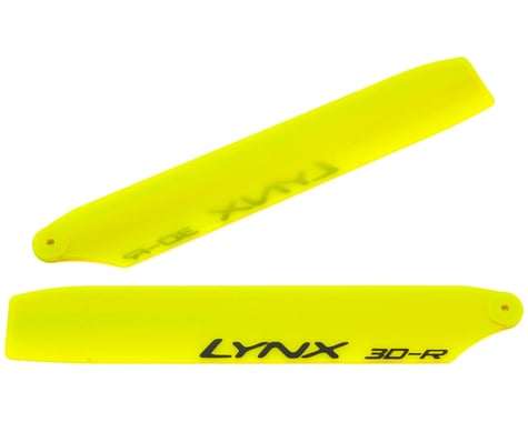 Lynx Heli 115mm Replica Plastic Main Blade (Yellow) (mCP X BL)