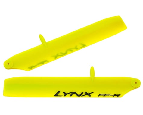 Lynx Heli 115mm Bullet Replica Plastic Main Blade (Yellow) (mCP X BL)