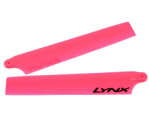 Lynx Heli 115mm Plastic Main Blade Set (Pink) (Blade mCP X BL)