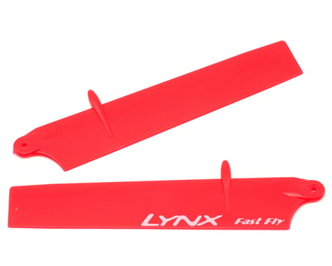 Lynx Heli 115mm "Bullet" Plastic Main Blade Set (Red) (Blade mCP X BL)
