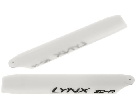 Lynx Heli 115mm Replica Plastic Main Blade (White) (mCP X BL)