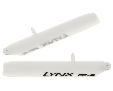 Lynx Heli 115mm Bullet Replica Plastic Main Blade (White) (mCP X BL)