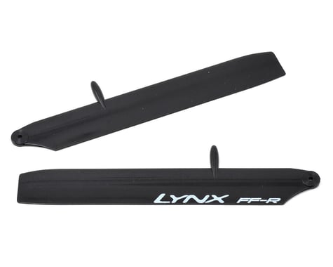 Lynx Heli 135mm Bullet Replica Plastic Main Blade (Black) (130 X)