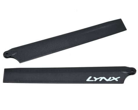 Lynx Heli 135mm Plastic Main Blade Set (Black) (Blade 130 X)
