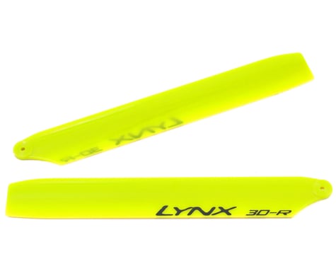 Lynx Heli 135mm "Replica Edition" Plastic Main Blade Set (Yellow) (Blade 130 X)
