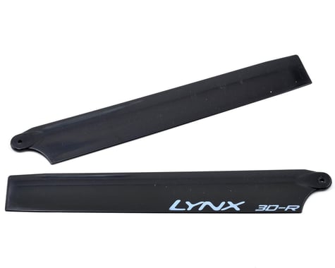 Lynx Heli 150mm Stretch Replica Plastic Main Blade (Black) (130 X)