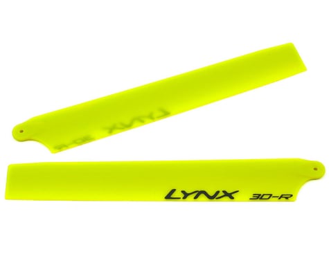 Lynx Heli 150mm Stretch Replica Plastic Main Blade (Yellow) (130 X)