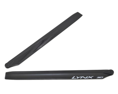 Lynx Heli 275mm Plastic Main Blade Set (Black)