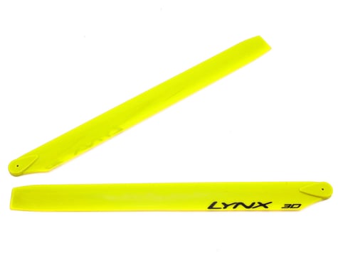 Lynx Heli 275mm Plastic Main Blade (Neon Yellow) (Blade 300CFX/OXY3)
