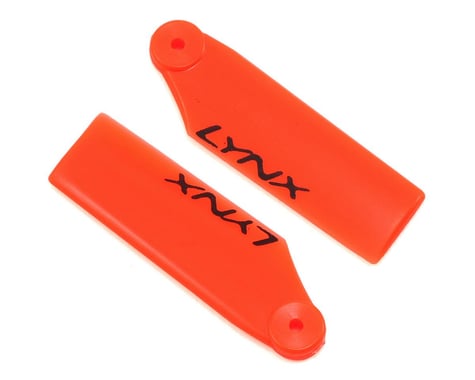 Lynx Heli 180CFX 34mm Plastic Tail Blade (Orange)