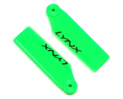 Lynx Heli 180CFX 34mm Plastic Tail Blade (Green)