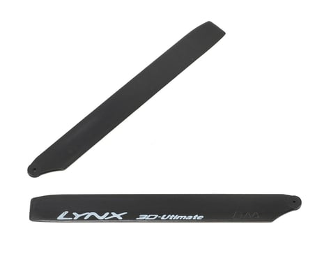 Lynx Heli 180CFX 160mm Carbon-Plastic Main Blade Set (Black)