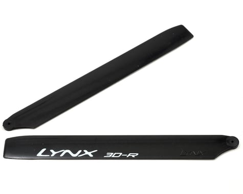 Lynx Heli 180CFX 160mm Pro Edition Plastic Main Blade Set (Black)