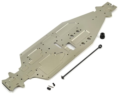 M2C Aluminum RC8T Extended Chassis w/Skid Plates & Driveshaft