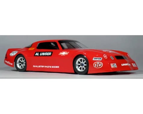 McAllister Racing IROC Camaro Body 1/10 Pan Car Late Model Body (Clear) (.030)