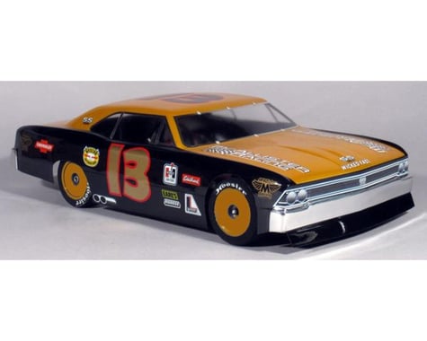 McAllister Racing Chevelle 1/10 Street Stock Oval Body (Clear) (.040)