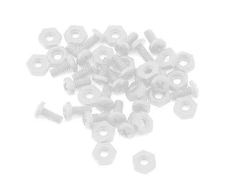 McAllister Racing 4-40 Nylon Hardware Kit (White) (20)