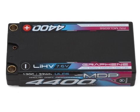 Maclan MDP Graphene HV 2S 130C Shorty ULCG LiHV Battery (7.6V/4400mAh)