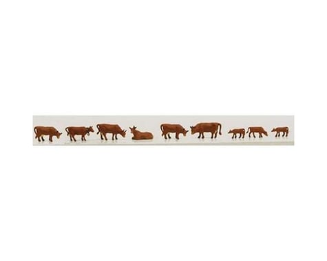 Model Power N Cows & Calves (9) (Brown)