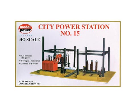 Model Power HO City Power Station Building Kit
