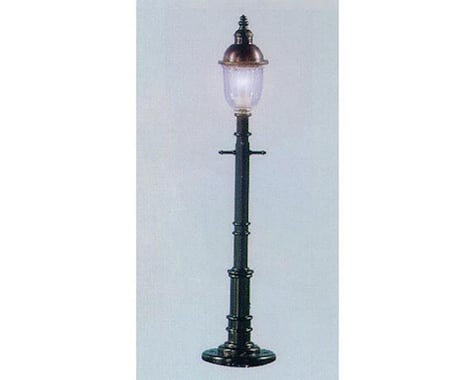 Model Power O Old Time Gas Lamp Post, Round/Gray (3)
