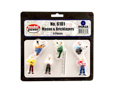 Model Power 6181 Mason/Bricklayers (6) O