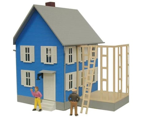 Model Power O-Scale Built-Up "Mr Rodger's House" w/Figures (Lighted)