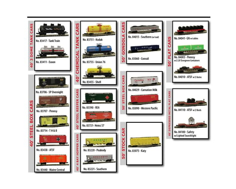 Model Power N Freight Car Assortment (24)