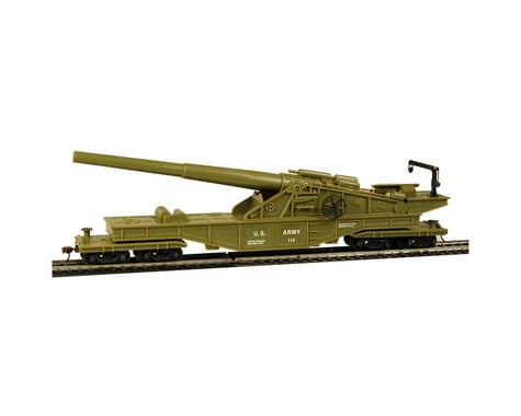 Model Power HO Big Cannon Car, US Army