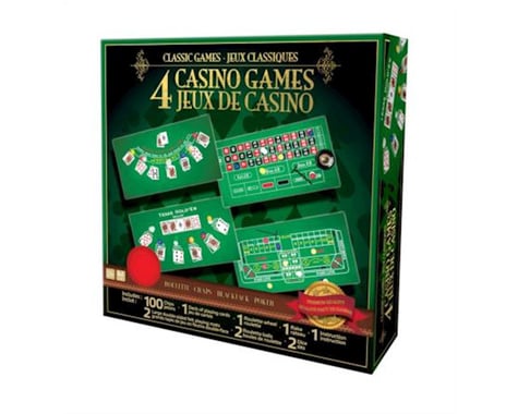 Merchant Ambassadors Merchant Ambassador ST017 Classic Games Collection - 4 Casino Games Set