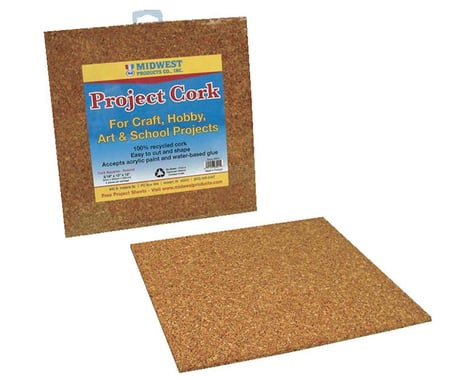 Midwest 3041 Cork Squares Natural 3/16x12x12" (2)