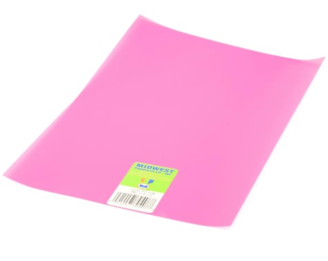 Midwest .005 x 7.6 x 11" PVC Sheet (Pink)