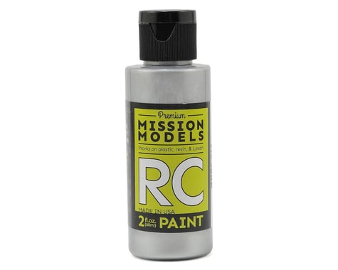 Mission Models Racing Silver Acrylic Lexan Body Paint (2oz)