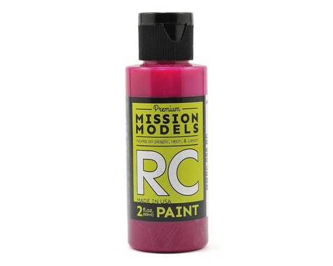 Mission Models Translucent Pink Acrylic Lexan Body Paint (2oz)