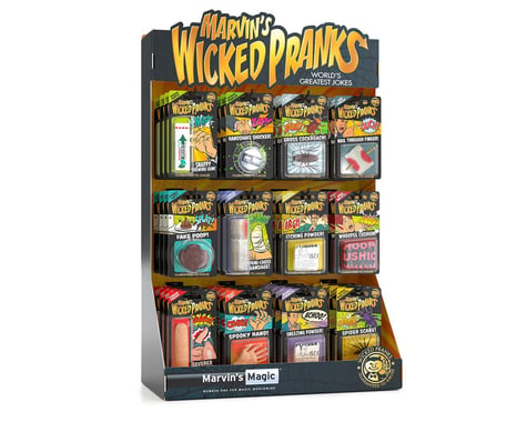 Marvin's Magic Wicked Pranks Display Assortment Pack (144)