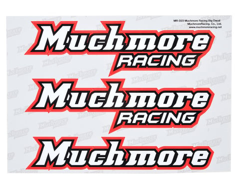 Muchmore Large Decal Sheet (Red)
