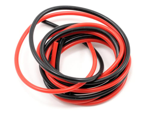 Muchmore 18awg Silver Wire Set (Red/Black) (180cm)