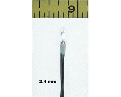 Miniatronics 1.5v 2.4mm Dia. Incandescent Lamp Clear (10)