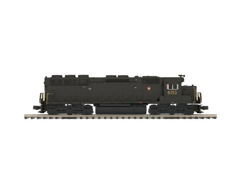 MTH Trains O Hi-Rail SD45 Low Hood w/PS3, PRR #6153