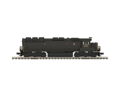 MTH Trains O Hi-Rail SD45 Low Hood w/PS3, PRR #6191