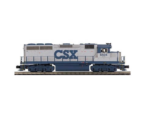 MTH Trains O Hi-Rail GP40 w/PS3, CSX #6504