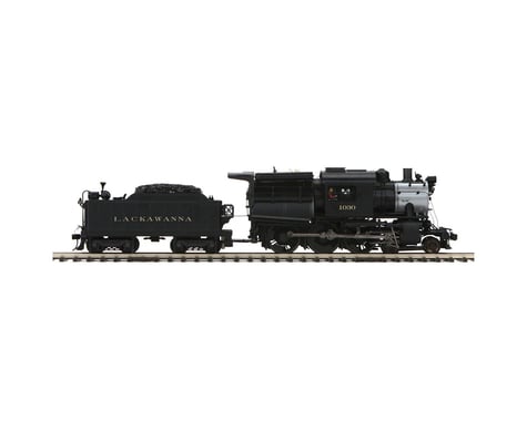 MTH Trains O Hi-Rail 4-6-0 Camelback w/PS3, DL&W #1030