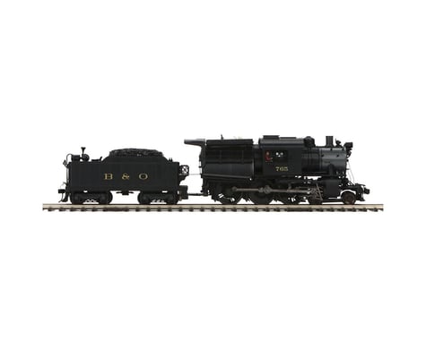 MTH Trains O Hi-Rail 4-6-0 Camelback w/PS3, B&O #765