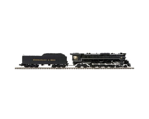 MTH Trains O Hi-Rail 4-8-4 Greenbrier w/PS3, C&O/Black #614